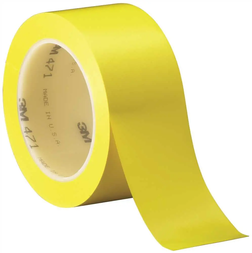 3M&Trade; 471 Vinyl Tape, 2 In. X 36 Yd., Yellow 1