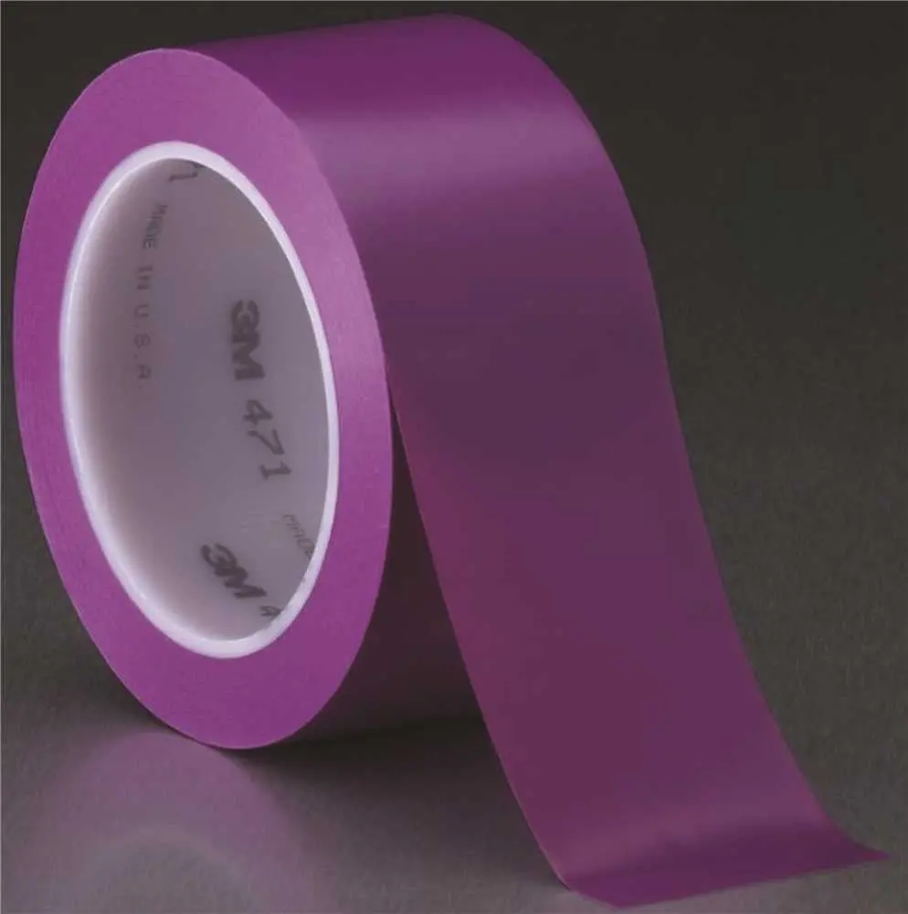 3M&Trade; 471 Vinyl Tape, 2 In. X 36 Yd., Purple 1