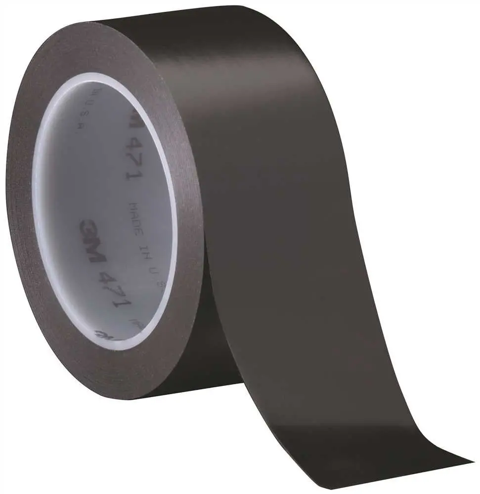 3M&Trade; 471 Vinyl Tape, 2 In. W X 36 Yd., Black 1