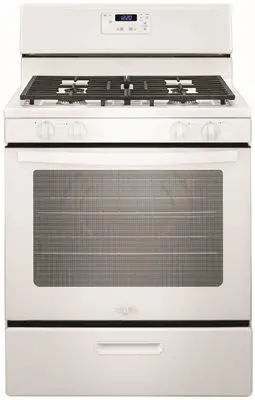 Whirlpool&Reg; 30-Inch  5.1 Cu. Ft. Single Oven Free-Standing Gas Range, White 1
