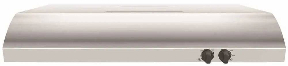 Whirlpool&Reg; 30-Inch 2-Speed Convertible Built-In Range Hood With Vent, Stainless Steel, 225 Cfm, 120 Volts 1