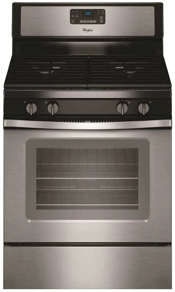 Whirlpool&Reg; 5 Cu. Ft. Single Oven Free-Standing Gas Range, Stainless 1