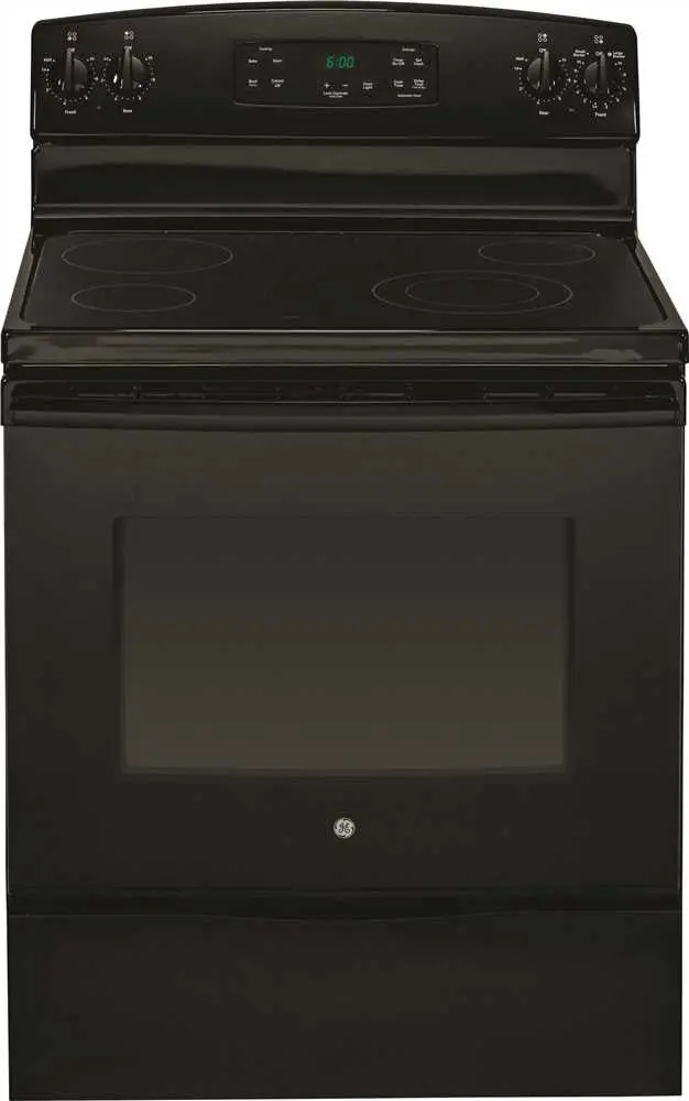 Ge&Reg; 30-Inch 5.3 Cu. Ft. Free-Standing Electric Range, Black 1