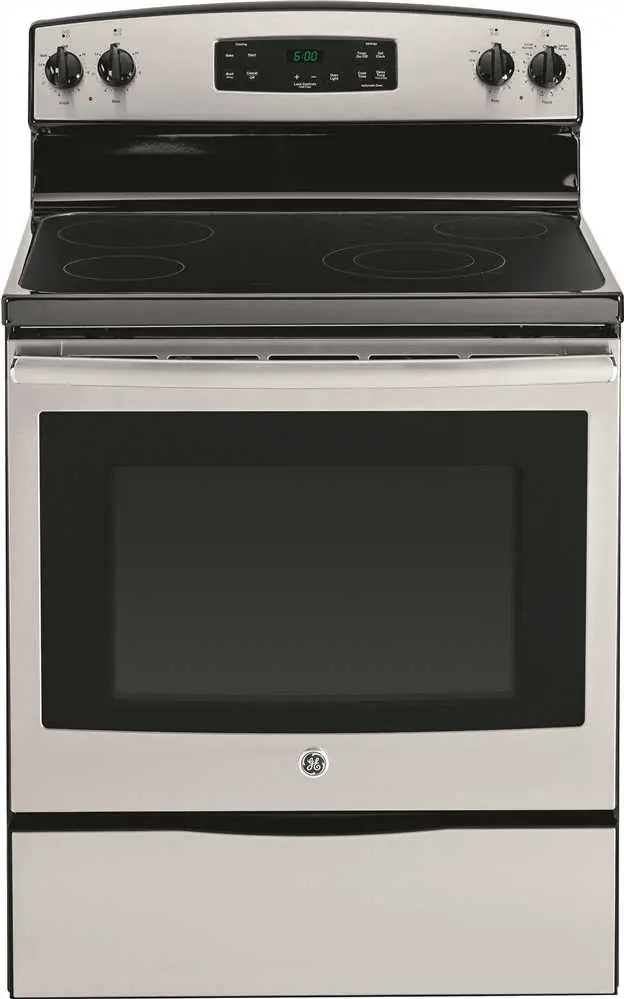 Ge&Reg; 30-Inch 5.3 Cu. Ft. Free-Standing Electric Range, Stainless 1
