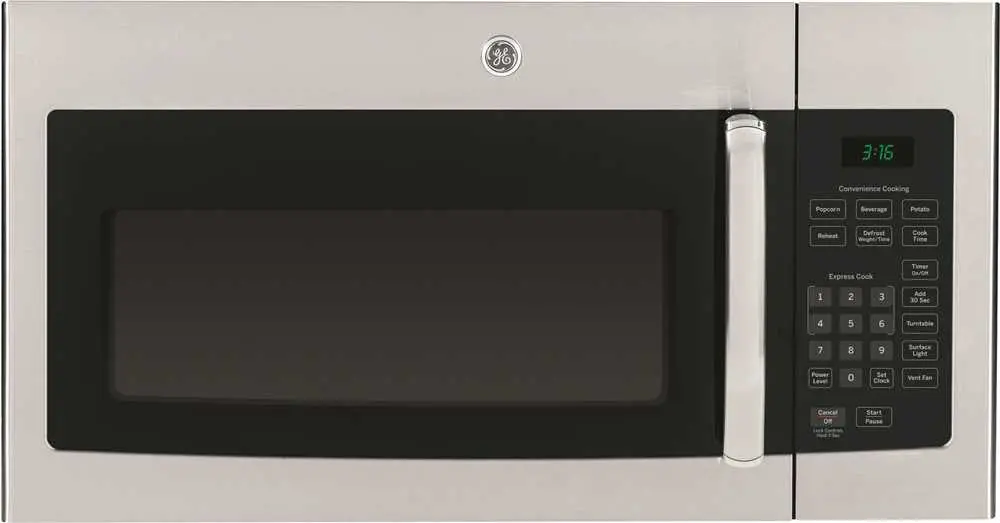 Ge&Reg; 1.6 Cu. Ft. Over-The-Range Microwave Oven, Stainless, 1000 Watts 1
