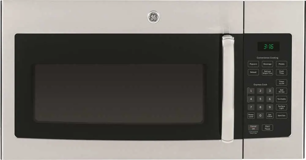 Ge&Reg; 1.6 Cu. Ft. Over-The-Range Microwave Oven, Stainless, 1000 Watts 1