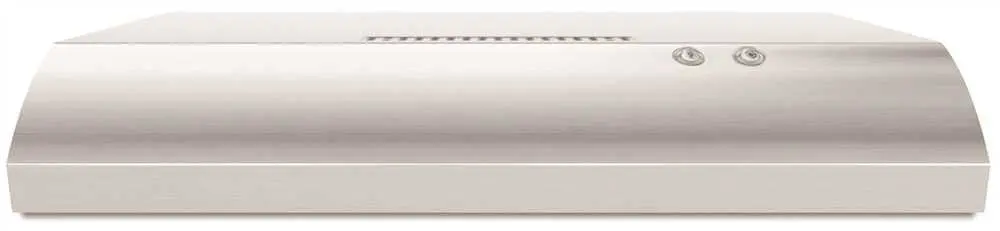 Whirlpool&Reg; 30-Inch 2-Speed Non-Vented Built-In Range Hood With Vent, Stainless Steel, 190 Cfm, 120 Volts 1