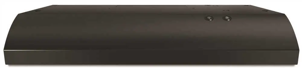Whirlpool&Reg; 30-Inch 2-Speed Convertible Built-In Range Hood With Vent, Black, 190 Cfm 1