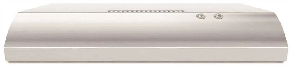 Whirlpool&Reg; 30-Inch 2-Speed Convertible Built-In Range Hood With Vent, Stainless Steel, 190 Cfm 1
