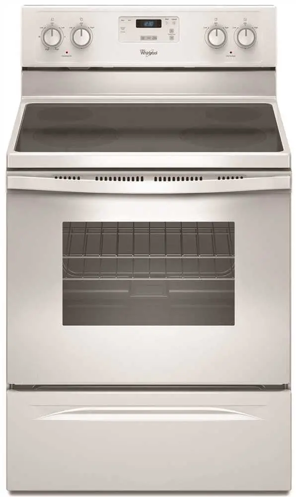 Whirlpool&Reg; 30-Inch  4.8 Cu. Ft. Single Oven Free-Standing Electric Range, White 1