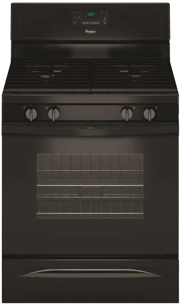 Whirlpool&Reg; 30-Inch 5 Cu. Ft. Single Oven Free-Standing Gas Range, Black 1