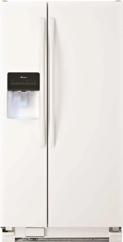 Amana&Reg; Energy Star&Reg; 22 Cu. Ft. Side-By-Side Refrigerator, White 1