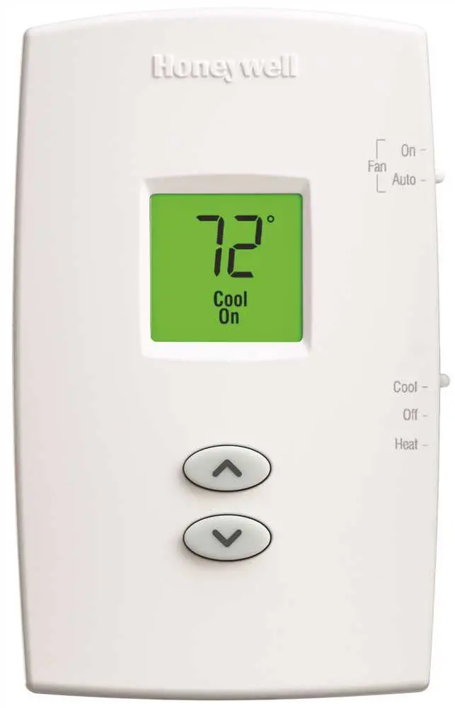 Honeywell Pro 1000 Heat Pump Thermostat, Vertical, Non-Programmable, Premier White&Reg; 1