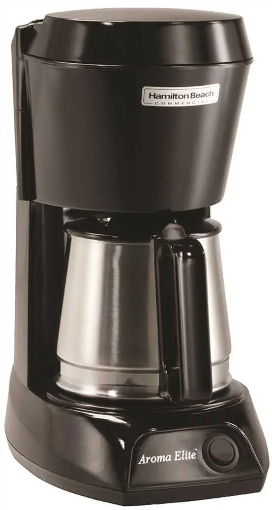 Hamilton Beach&Reg; 4-Cup Hotel & Hospitality Coffeemaker, Stainless Steel Carafe 1