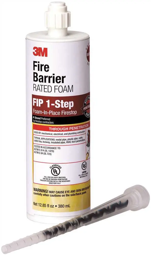 3M&Trade; Fip 1-Step Fire Barrier Foam, 12.85 Oz. Cartridge 1