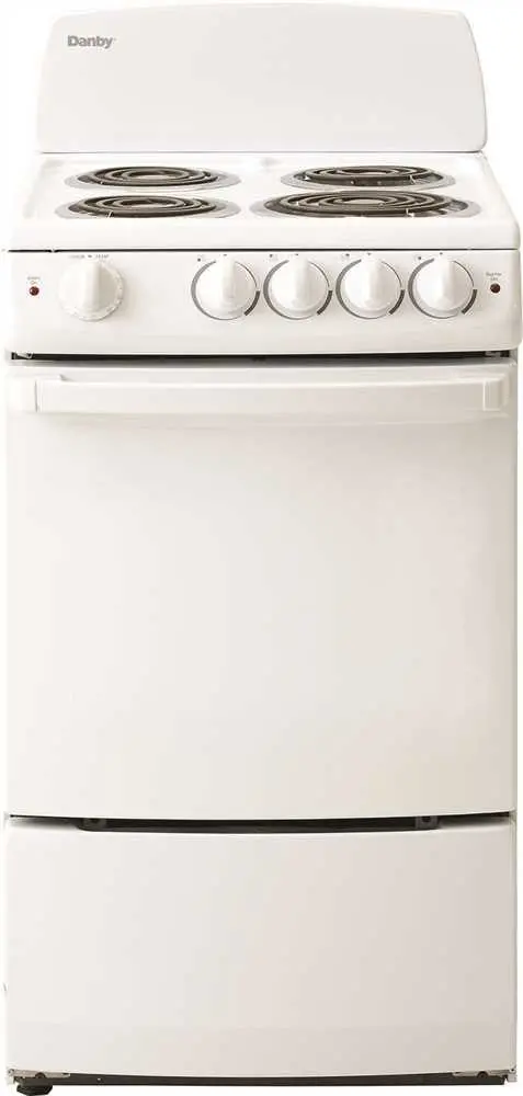 Danby&Reg; 2.4 Cu. Ft. Freestanding Electric Range, White 1