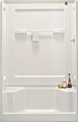 Sterling Vikrell Shower Wall Kit  White 48 In. 1