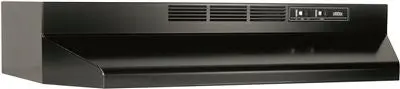 Broan&Reg; 30-Inch 2-Speed Under-Cabinet Non-Ducted Range Hood, Black 1