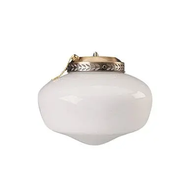 Bala&Reg; Schoolhouse Globe Ceiling Fan Light Kit, Polished Brass 1