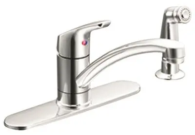 Cleveland Faucet Group Baystone Kitchen Faucet With Side Spray Chrome 1