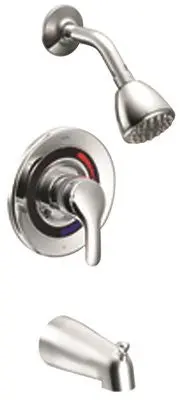 Cleveland Faucet Group Baystone Tub & Shower Trim Kit Chrome 1