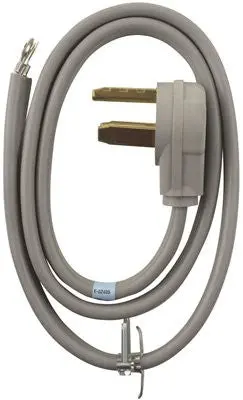Whirlpool&Reg; 3 Wire Dryer Cord, 30 Amp, 4 Ft. 1
