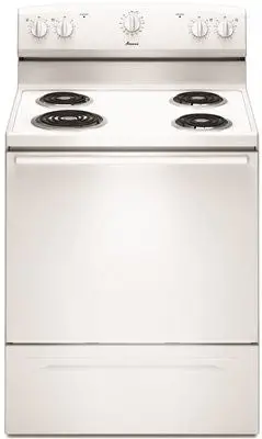 Amana&Reg; 30-Inch 4.8 Cu. Ft. Single Oven Free-Standing Electric Range, White 1