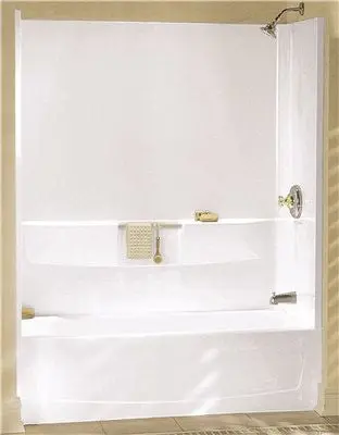 Performa&Trade; Bathtub With Right-Hand Drain, 60X29 In., White, 5-Pack 1