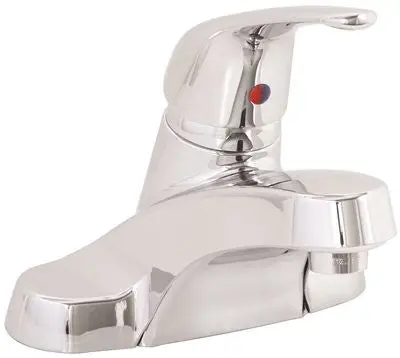 Bathroom Faucet Single Lever Chrome Without Pop Up 1
