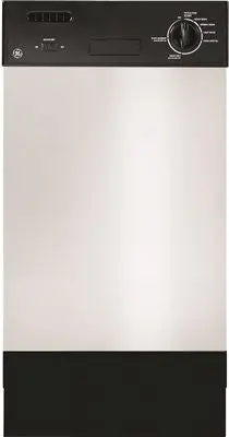 Ge&Reg; Spacemaker&Reg; Built-In 18-Inch Dishwasher With Front Controls, Stainless Steel, 7 Cycles - 12 Options 1