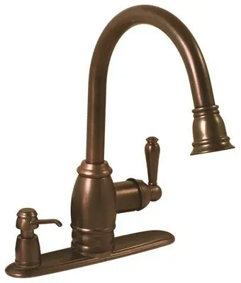Kitchen Faucet Single Lever Pull Down Oil Rubbed Bronze 1