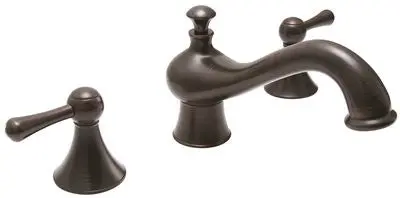 Roman Tub Faucet Ceramic Disc Oil Rubbed Bronze 1
