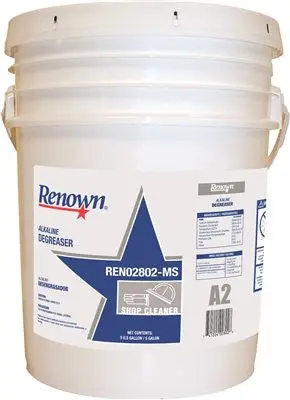 Renown&Reg;Alkaline Degreaser, 5 Gallon, 1 Pail 1