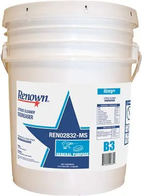 Renown&Reg; Citrus Cleaner Degreaser, 5 Gallon, 1 Pail 1