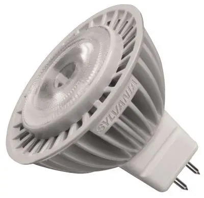 Sylvania Ultra Led Flood Lamp, Mr16, 6 Watt, 3000K, 82 Cri, Gu5.3 Bipin, 12 Volts, Dimmable 1