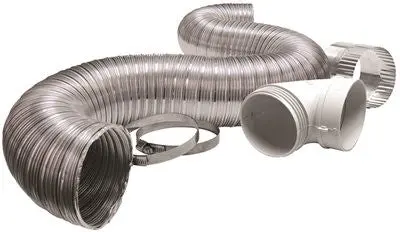Quick Connect Vent Kit Semi-Rigid Aluminum Ul Listed 1