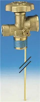 Service Valve 100 Lb Dot 3-4" Ngt 10.6" Dip Tube 1