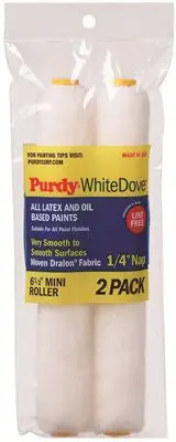 Purdy  Roller Covers 6-1-2" X 1-4" 2-Pk 1