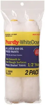 Purdy  Roller Covers 6-1-2" X 1-2" 2-Pk 1