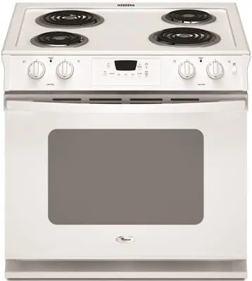Whirlpool&Reg; 30-Inch  4.5 Cu. Ft. Drop-In Electric Range, White 1