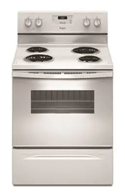 Whirlpool&Reg; 30-Inch  4.8 Cu. Ft. Single Oven Free-Standing Electric Range, White 1