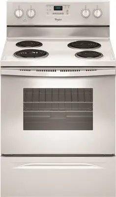Whirlpool&Reg; 30-Inch  4.8 Cu. Ft. Single Oven Free-Standing Electric Range, White 1