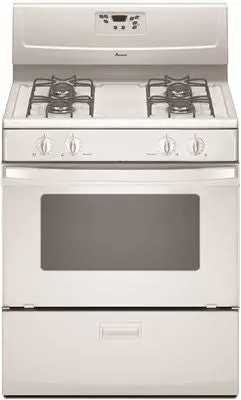 Amana&Reg; 30-Inch 5.1 Cu. Ft. Single Oven Free-Standing Gas Range, White 1