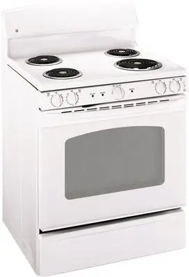 Ge&Reg; 30-Inch 5 Cu.Ft. Free-Standing Electric Range, White 1