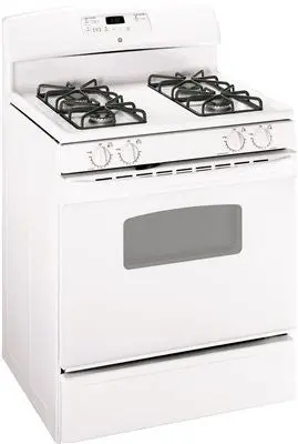 Ge&Reg; 30-Inch 5 Cu.Ft. Free-Standing Gas Range, White 1
