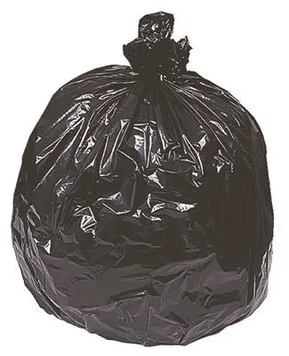 Earthsense Can Liner Trash Bags Large Low-Density 32X40 33 Gallon .9Mil Black 80 Per Case 1