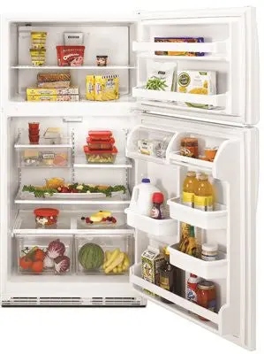 Whirlpool&Reg; 21.5 Cu. Ft. Top Freezer Refrigerator, White, Reversible Door Swing 1