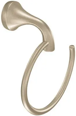 Towel Ring Brushed Nickel 1