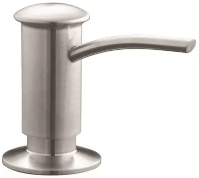 Kohler Contemporary Design Soap Or Lotion Dispenser, Vibrant Stainless 1