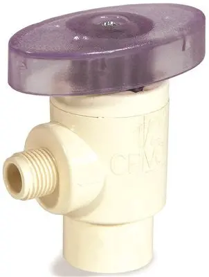 Icemaker Valve, Cpvc 1-2 In. X 1-4 In. Compression 1